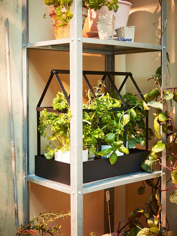 IKEA HYLLIS shelf unit, indoor/outdoor, 15 3/4x10 5/8x72 in, Ikea Ireland | 7012KUTOJ