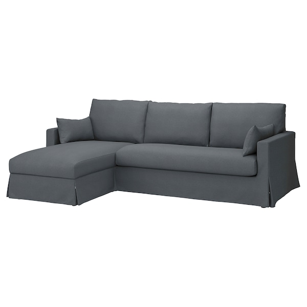 IKEA HYLTARP cover f 3-seat sofa w chaise left Gransel Gray, Ikea Ireland | 3145SOEIC