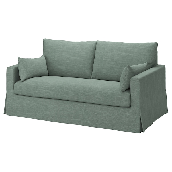 IKEA HYLTARP cover for loveseat Hemmesta Gray / Green, Ikea Ireland | 9084DCKBL