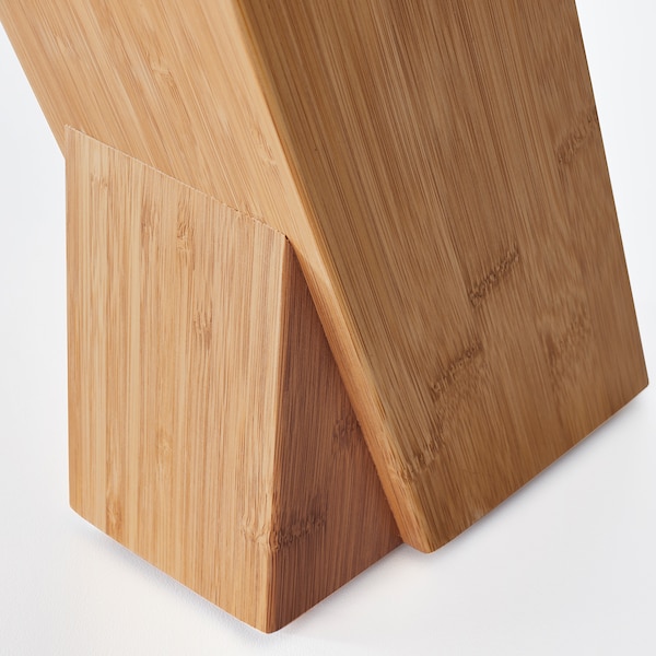 IKEA HYVLA knife block, bamboo, Ikea Ireland | 0341UHMYI