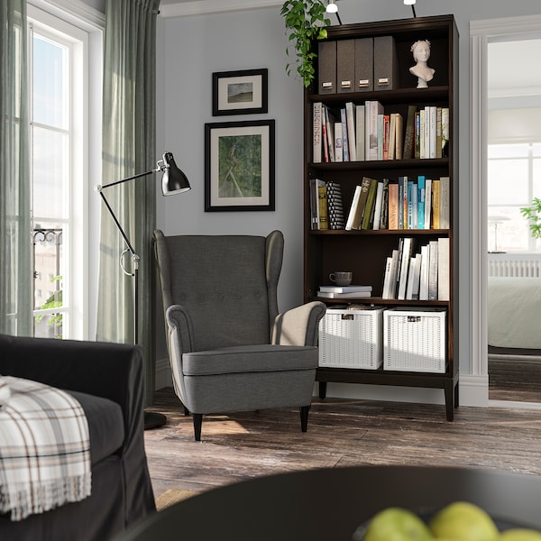 IKEA IDANÄS bookcase, 31 7/8x15 3/8x83 1/8 in Dark Brown Stained, Ikea Ireland | 1648VBQJK