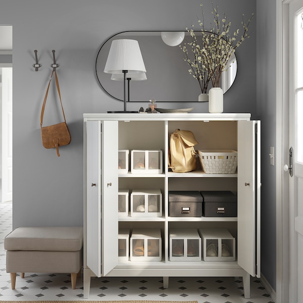 IKEA IDANÄS cabinet with bi-folding doors, white, 47 5/8x53 1/8 in, Ikea Ireland | 0274IQOAN