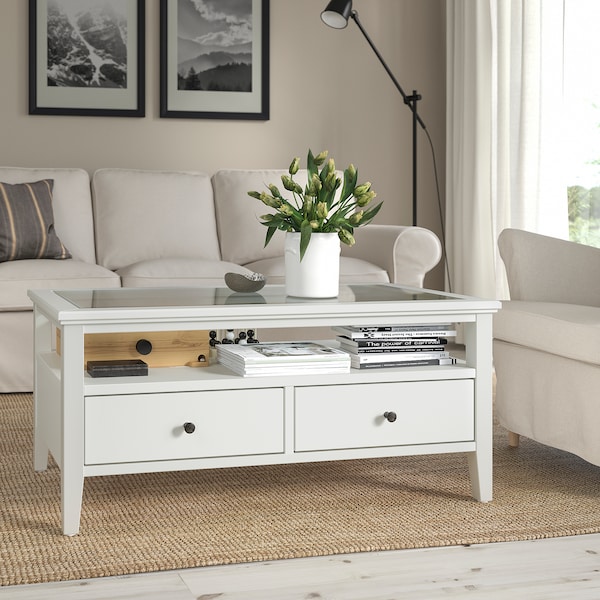 IKEA IDANÄS coffee table, 42 1/8x21 5/8 in White, Ikea Ireland | 9802RVSFM