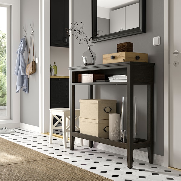 IKEA IDANÄS console table, 41x12 5/8x37 3/8 in Dark Brown Stained, Ikea Ireland | 2168PIVEH