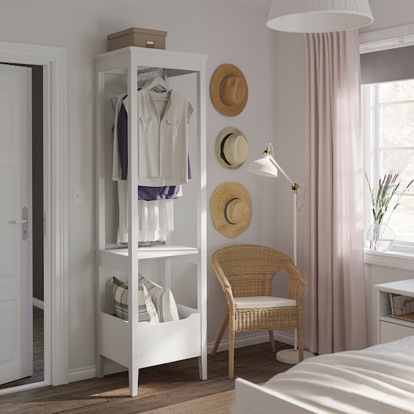 IKEA IDANÄS open wardrobe, 23 1/4x83 1/8 in White, Ikea Ireland | 6948XOCSV