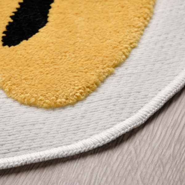 IKEA IDROTTSHALL rug, tiger yellow/black, 3'7 inx4'1 in, Ikea Ireland | 8512MZJXE