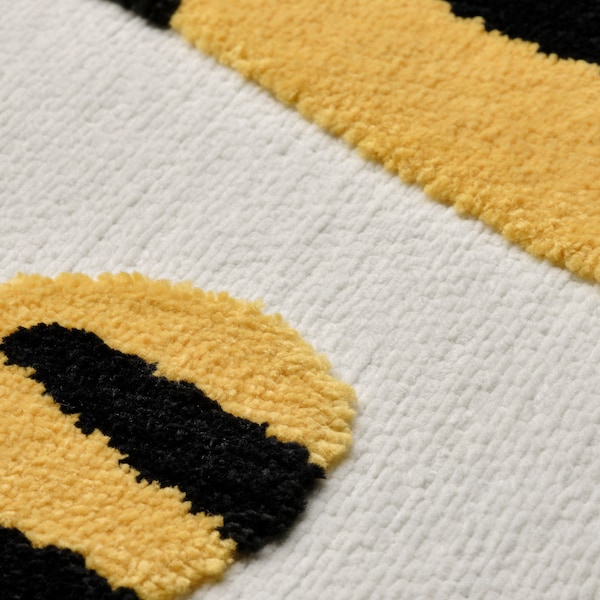 IKEA IDROTTSHALL rug, tiger yellow/black, 3'7 inx4'1 in, Ikea Ireland | 8512MZJXE