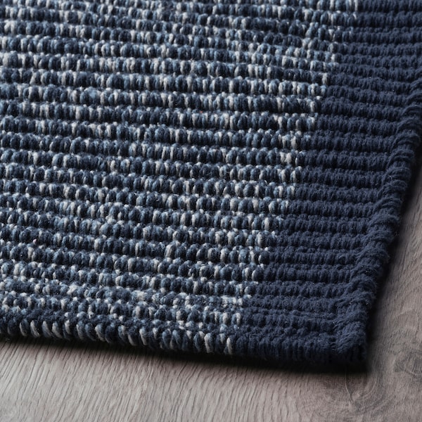 IKEA IDROTTSPLATS rug, flatwoven, blue, 2'7 inx6'7 in, Ikea Ireland | 3824IKVYM