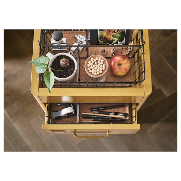 IKEA IDÅSEN drawer unit on casters, 16 1/2x24 in Golden Brown, Ikea Ireland | 3579QAKFP