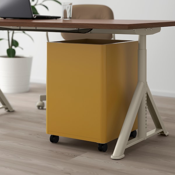 IKEA IDÅSEN drawer unit with smart lock, 16 1/2x24 in Golden Brown, Ikea Ireland | 4183VUKCX