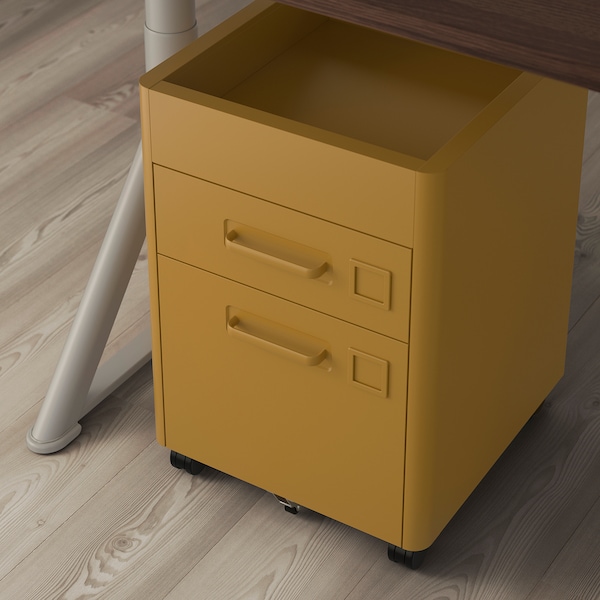 IKEA IDÅSEN drawer unit with smart lock, 16 1/2x24 in Golden Brown, Ikea Ireland | 4183VUKCX