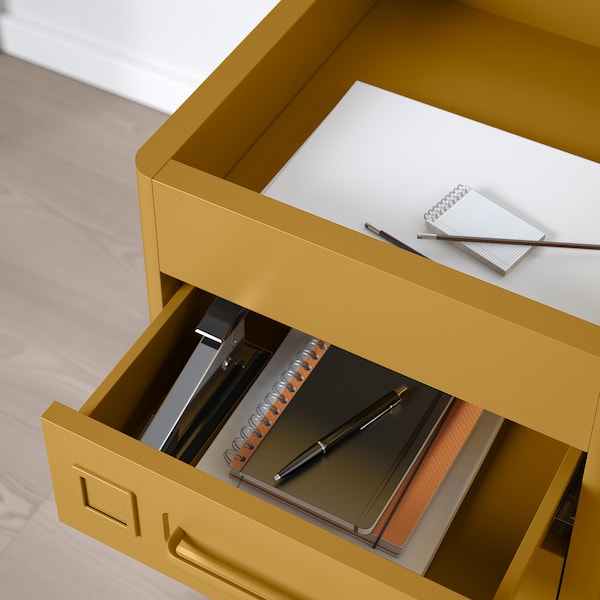 IKEA IDÅSEN drawer unit with smart lock, 16 1/2x24 in Golden Brown, Ikea Ireland | 4183VUKCX