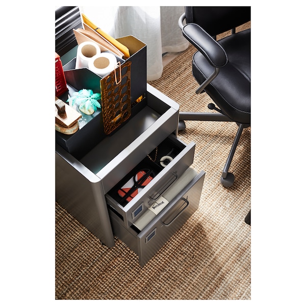 IKEA IDÅSEN drawer unit with smart lock, 16 1/2x24 in Dark Gray, Ikea Ireland | 9725UJKYV