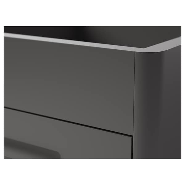IKEA IDÅSEN drawer unit with smart lock, 16 1/2x24 in Dark Gray, Ikea Ireland | 9725UJKYV