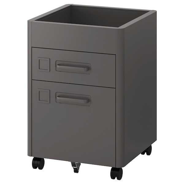 IKEA IDÅSEN drawer unit with smart lock, 16 1/2x24 in Dark Gray, Ikea Ireland | 9725UJKYV