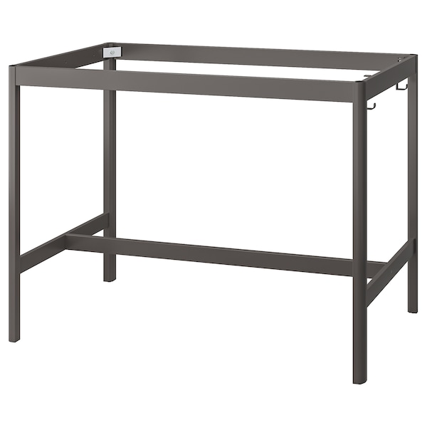 IKEA IDÅSEN underframe for table top, 54 3/4x27 1/8x40 1/8 in Dark Gray, Ikea Ireland | 7320WSJAO