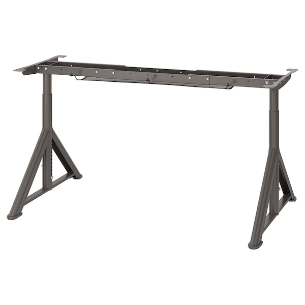 IKEA IDÅSEN underframe for table top, dark gray, 57 1/2x26 3/8x29 7/8 in, Ikea Ireland | 3189YMHSL