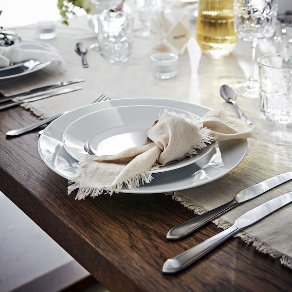 IKEA IKEA 365+ 18-piece dinnerware set, white, Ikea Ireland | 5869NEPGM