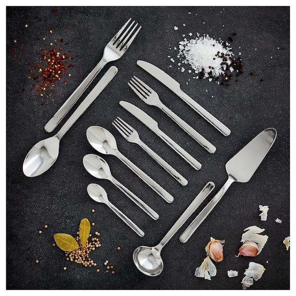 IKEA IKEA 365+ 56-piece flatware set, stainless steel, Ikea Ireland | 3709HLDNT