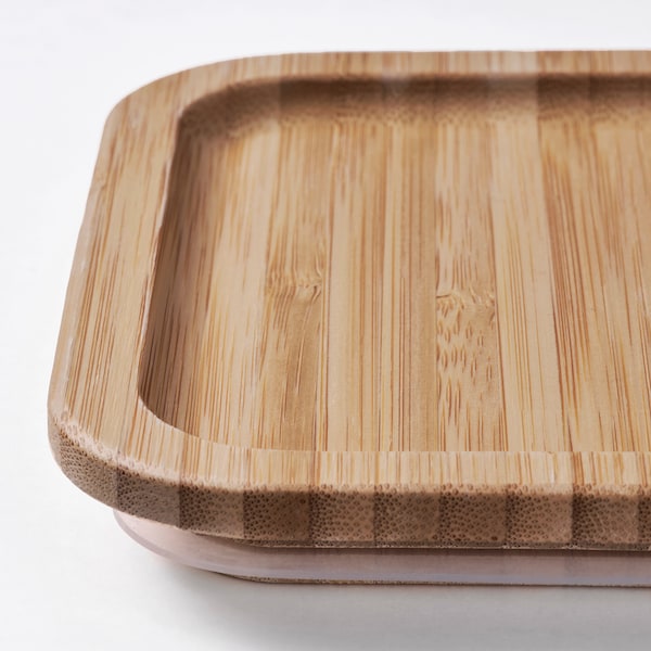 IKEA IKEA 365+ food container with lid, 34 oz Rectangular Stainless Steel / Bamboo, Ikea Ireland | 5368PVHDO