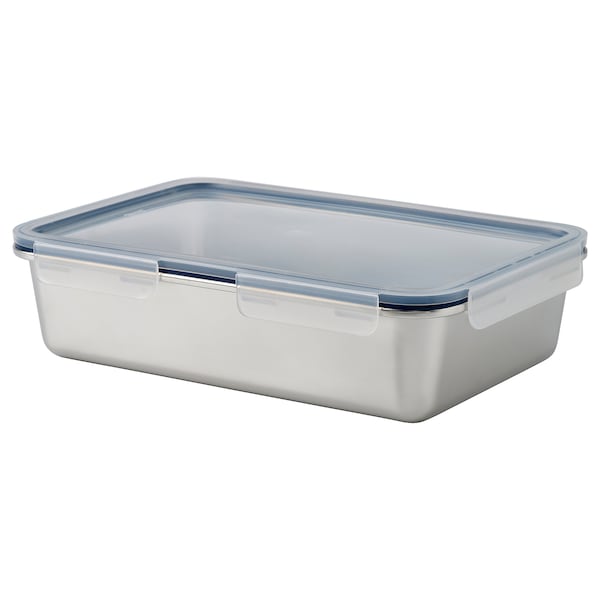 IKEA IKEA 365+ food container with lid, large rectangular/stainless steel plastic, 101 oz, Ikea Ireland | 9105QBMHP