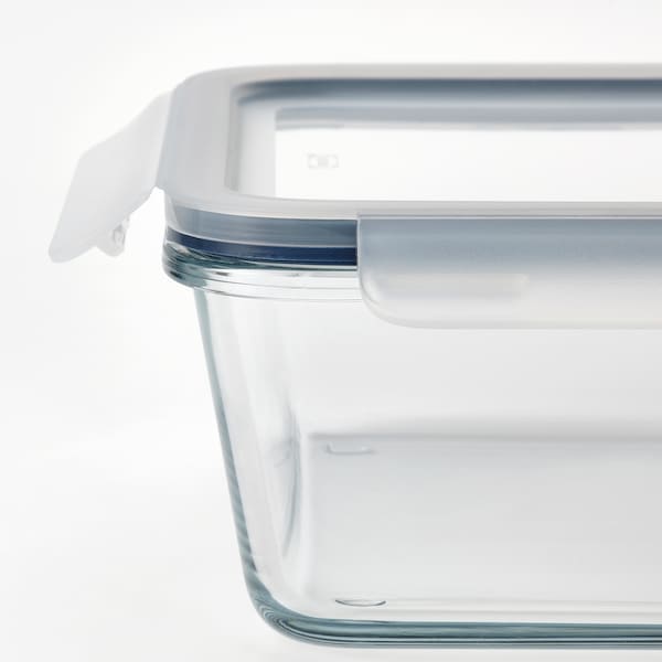 IKEA IKEA 365+ food container with lid, rectangular/glass plastic, 105 oz, Ikea Ireland | 3215MXEFL