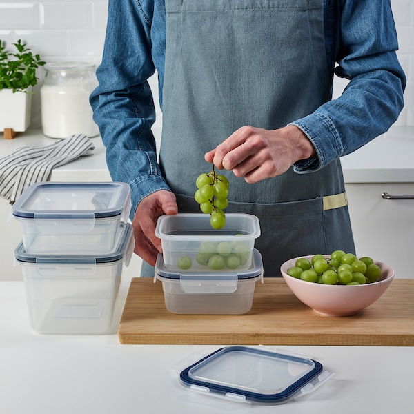 IKEA IKEA 365+ food container with lid, set of 4, plastic, Ikea Ireland | 7615OSRMW