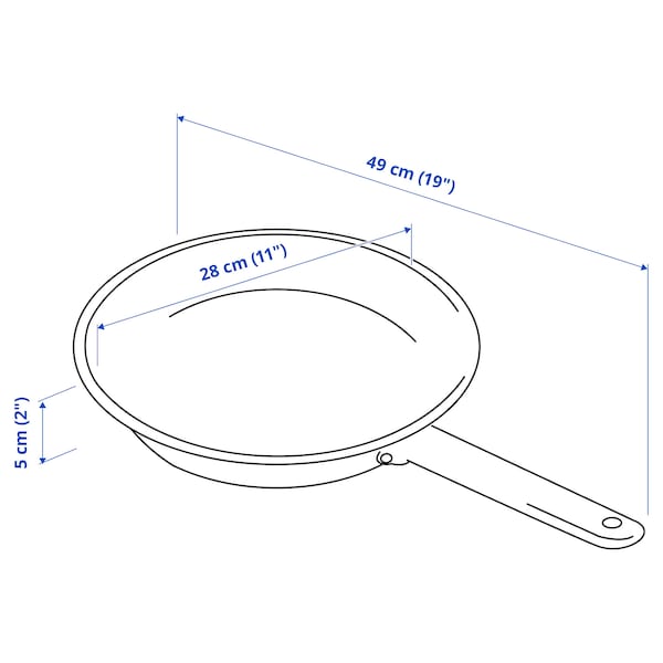 IKEA IKEA 365+ frying pan, 11 in Stainless Steel / Non / Stick Coating, Ikea Ireland | 4291WPAIB