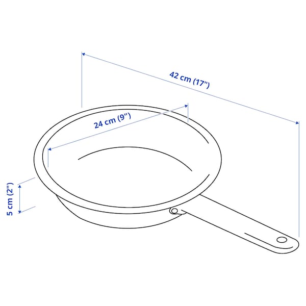 IKEA IKEA 365+ frying pan, 9 in Stainless Steel / Non / Stick Coating, Ikea Ireland | 6780QUSDO