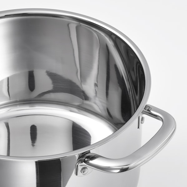 IKEA IKEA 365+ pot with lid, stainless steel, 5 qt, Ikea Ireland | 3761NOKFA