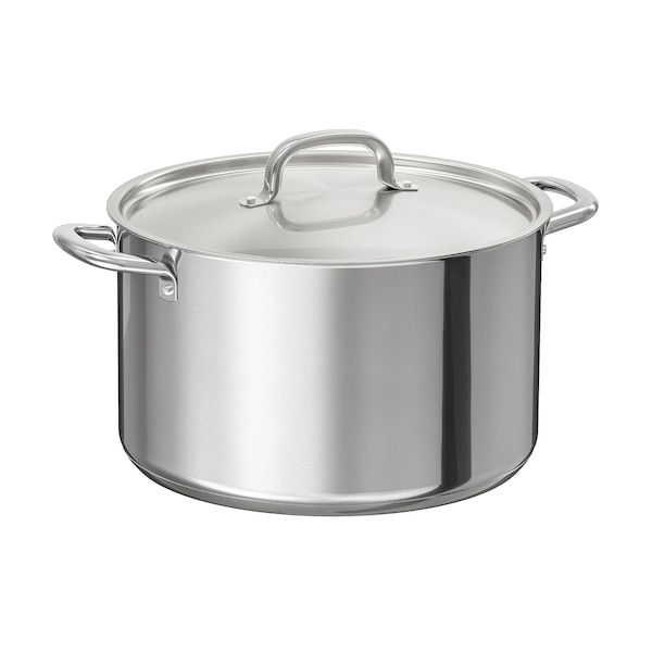 IKEA IKEA 365+ pot with lid, stainless steel, 11 qt, Ikea Ireland | 2693HOCGJ