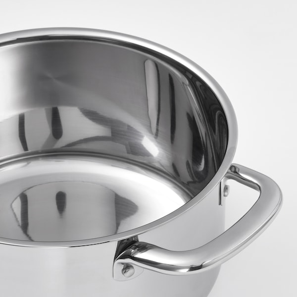 IKEA IKEA 365+ pot with lid, stainless steel, 3 qt, Ikea Ireland | 2651LRDCS