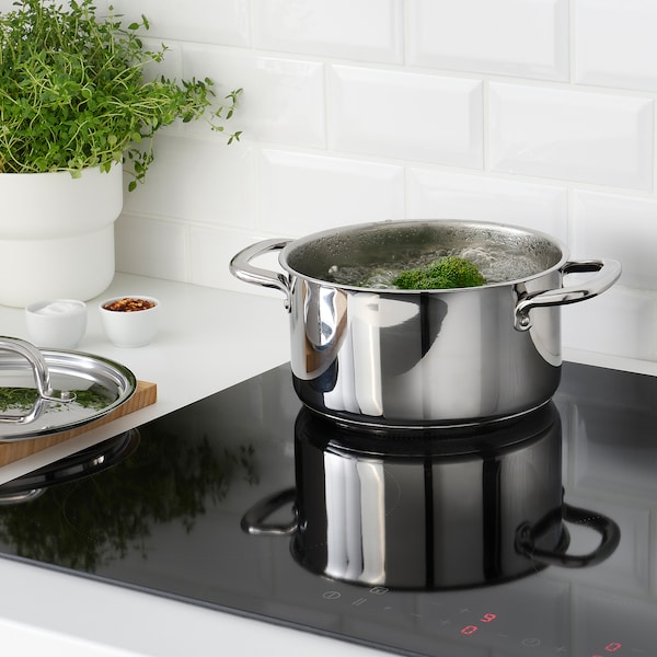 IKEA IKEA 365+ pot with lid, stainless steel, 3 qt, Ikea Ireland | 2651LRDCS