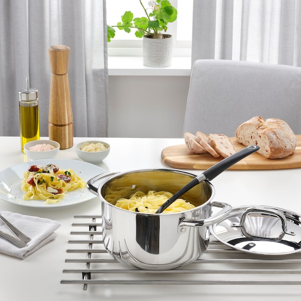 IKEA IKEA 365+ pot with lid, stainless steel, 3 qt, Ikea Ireland | 2651LRDCS