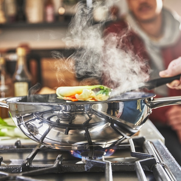 IKEA IKEA 365+ wok, stainless steel/non-stick coating, 13 in, Ikea Ireland | 5247UMPHQ
