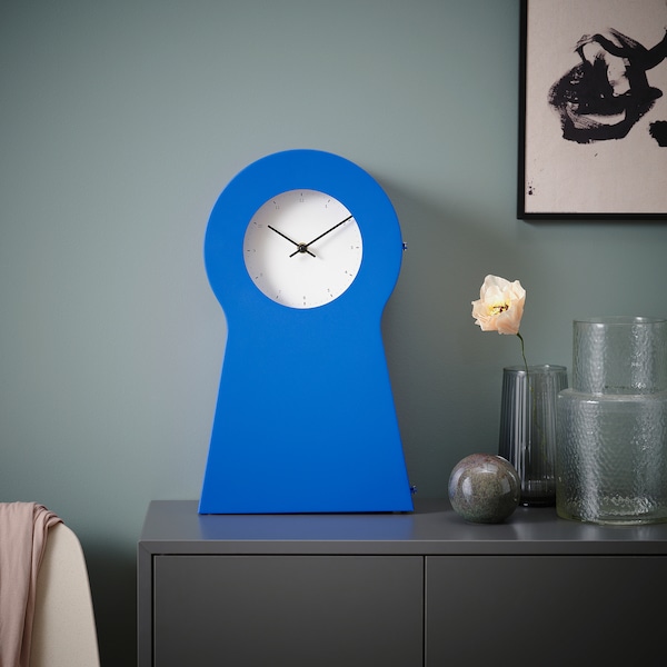 IKEA IKEA PS 1995 clock, blue, 19 in, Ikea Ireland | 3207KFUTJ