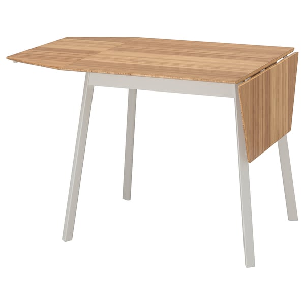IKEA IKEA PS 2012 Drop-leaf table, bamboo, white, Ikea Ireland | 3962LUWSB