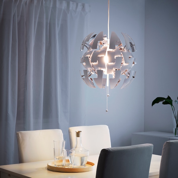 IKEA IKEA PS 2014 Pendant lamp, silver color, 14 in White / Silver Color, Ikea Ireland | 4806STLGY