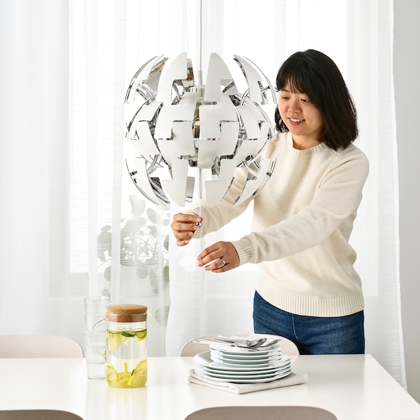 IKEA IKEA PS 2014 Pendant lamp, silver color, 14 in White / Silver Color, Ikea Ireland | 4806STLGY