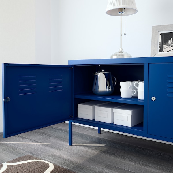 IKEA IKEA PS Cabinet, 46 7/8x24 3/4 in Blue, Ikea Ireland | 7608UCMZT