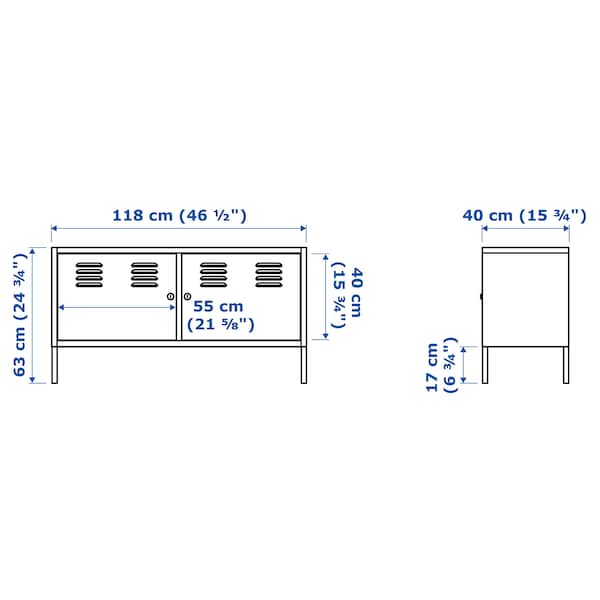 IKEA IKEA PS Cabinet, 46 7/8x24 3/4 in Blue, Ikea Ireland | 7608UCMZT