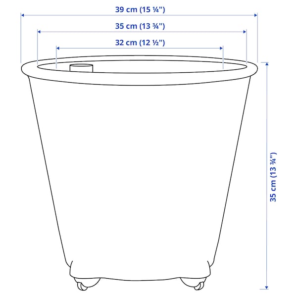 IKEA IKEA PS FEJÖ Self-watering plant pot Black, Ikea Ireland | 6310UIZGT
