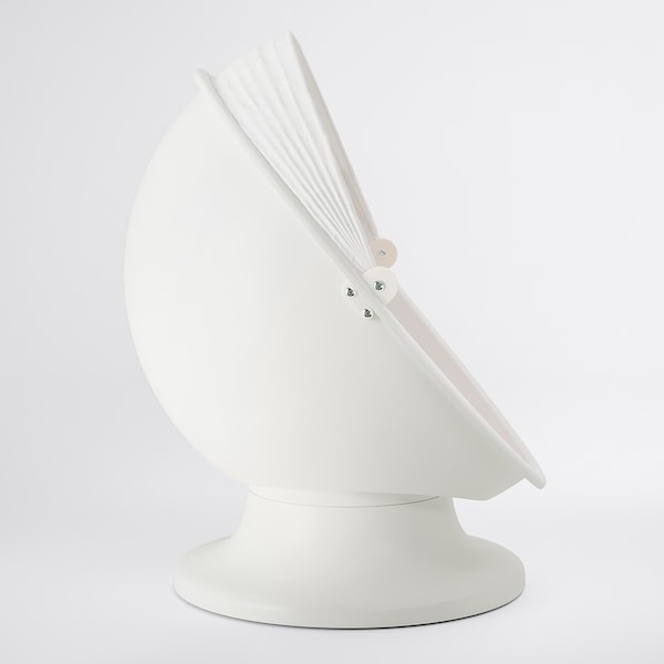 IKEA IKEA PS LÖMSK Swivel chair, white, red, Ikea Ireland | 4931MHKBX