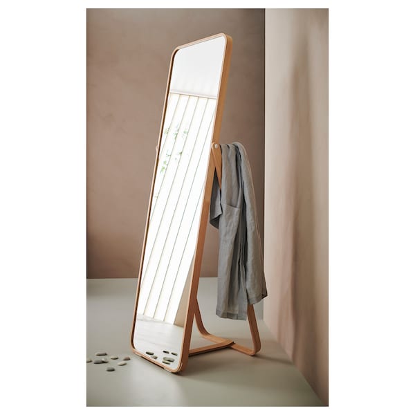 IKEA IKORNNES floor mirror, ash, 20 1/2x65 3/4 in, Ikea Ireland | 9365ZWSTF