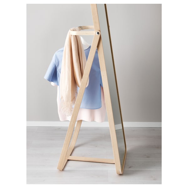 IKEA IKORNNES floor mirror, ash, 20 1/2x65 3/4 in, Ikea Ireland | 9365ZWSTF