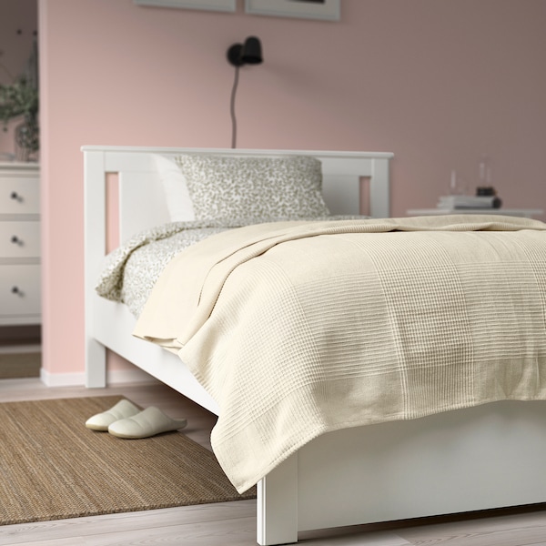 IKEA INDIRA bedspread, Queen/King Natural / Unbleached Cotton, Ikea Ireland | 7948MXWCF