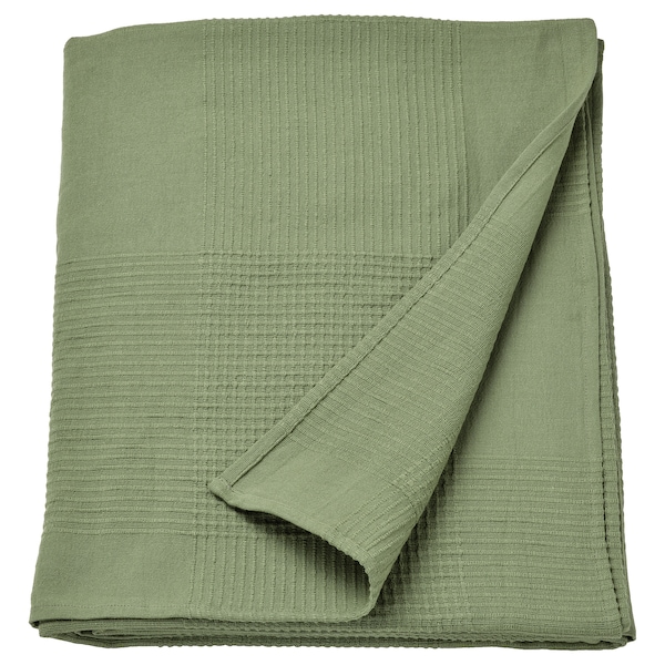 IKEA INDIRA bedspread, Twin/Full Gray / Green, Ikea Ireland | 4081WXSQL