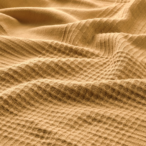 IKEA INDIRA bedspread, Twin/Full Yellow / Beige, Ikea Ireland | 6170ACDYB