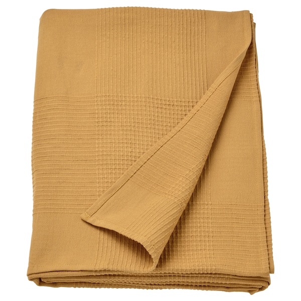 IKEA INDIRA bedspread, Twin/Full Yellow / Beige, Ikea Ireland | 6170ACDYB