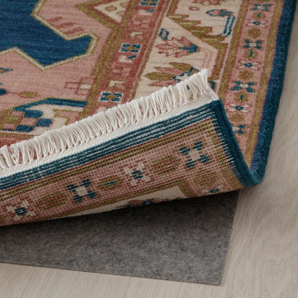 IKEA INDO AGRA rug, handmade 2'0 inx2'11 in Ornament Pattern Multicolor, Ikea Ireland | 0418KXAME